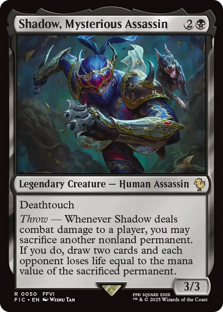 Shadow, Mysterious Assassin [FINAL FANTASY Commander] | Eastridge Sports Cards & Games