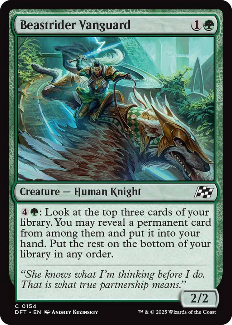 Beastrider Vanguard [Aetherdrift] | Eastridge Sports Cards & Games