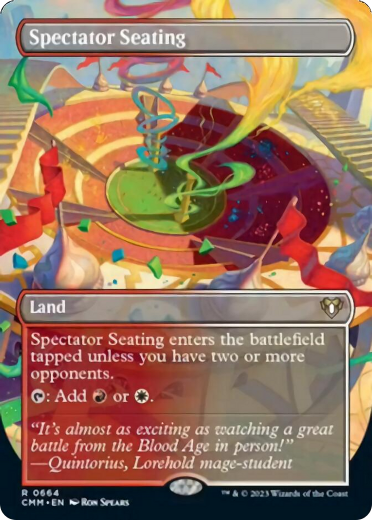 Spectator Seating (Borderless Alternate Art) [Commander Masters] | Eastridge Sports Cards & Games