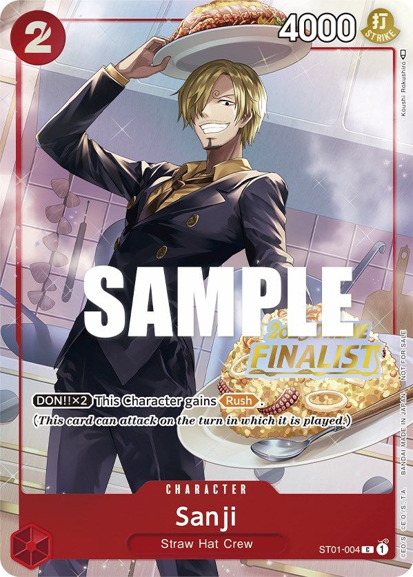 Sanji (Online Regional 2023) [Finalist] [One Piece Promotion Cards] | Eastridge Sports Cards & Games