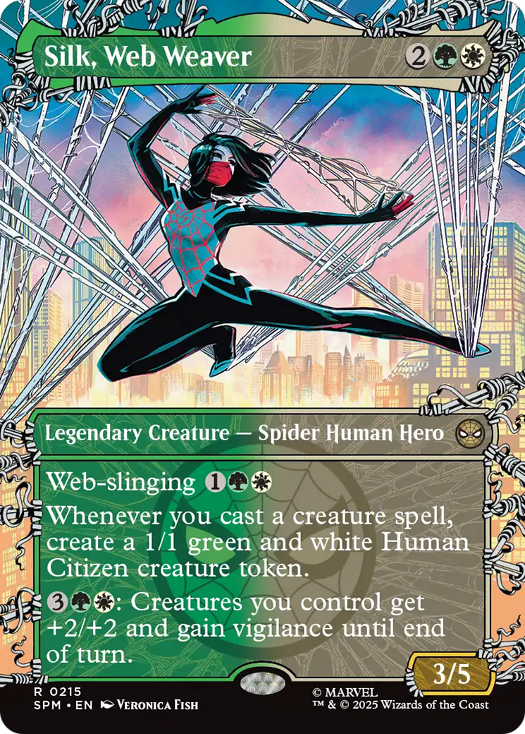 Silk, Web Weaver (Borderless) [Marvel's Spider-Man] | Eastridge Sports Cards & Games
