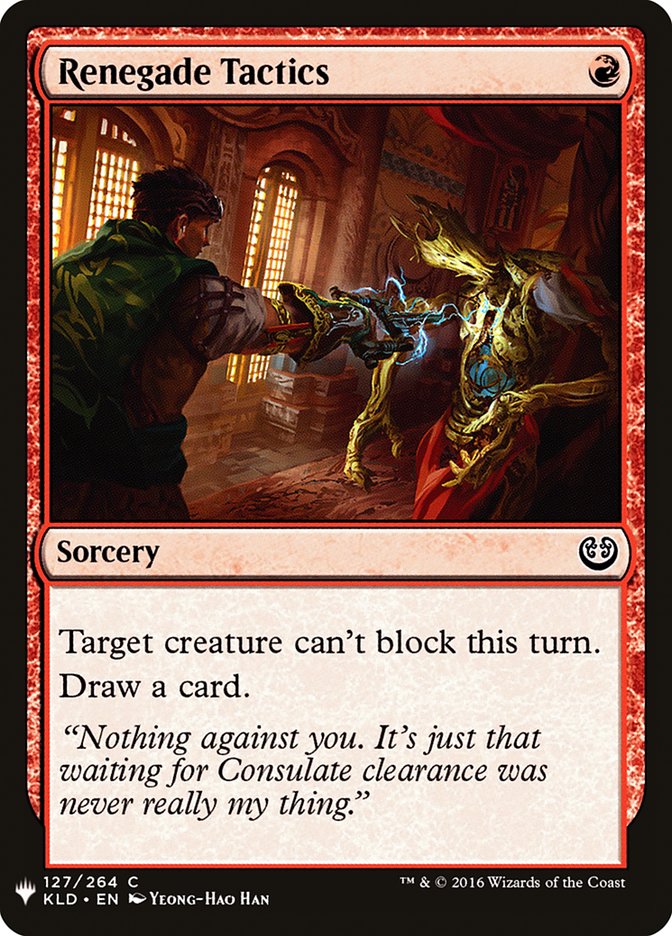 Renegade Tactics [Mystery Booster] | Eastridge Sports Cards & Games