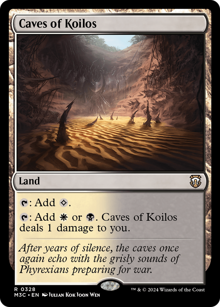 Caves of Koilos (Ripple Foil) [Modern Horizons 3 Commander] | Eastridge Sports Cards & Games