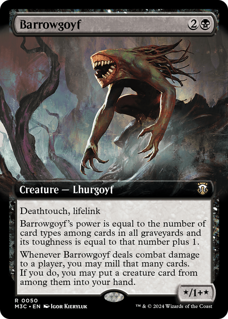 Barrowgoyf (Extended Art) [Modern Horizons 3 Commander] | Eastridge Sports Cards & Games