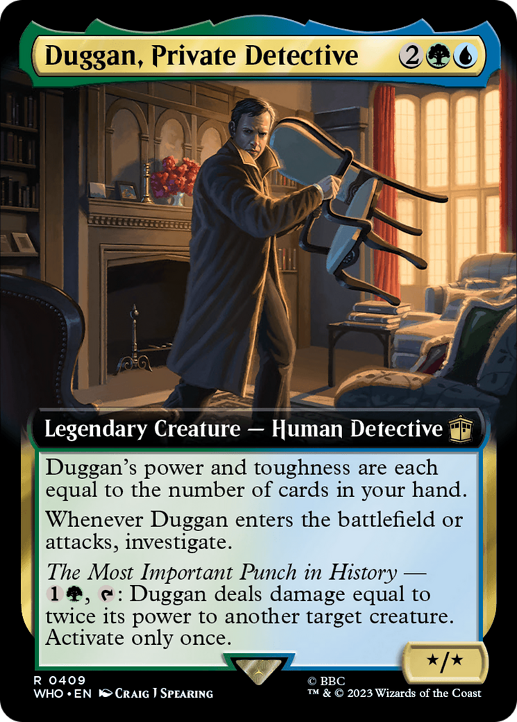 Duggan, Private Detective (Extended Art) [Doctor Who] | Eastridge Sports Cards & Games