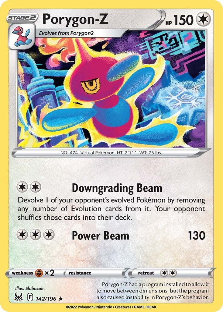 Porygon-Z (142/196) [Sword & Shield: Lost Origin] | Eastridge Sports Cards & Games