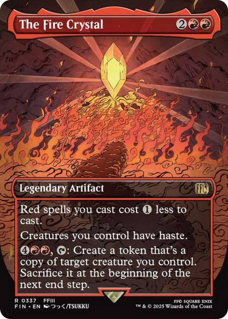 The Fire Crystal (Borderless) [FINAL FANTASY] | Eastridge Sports Cards & Games