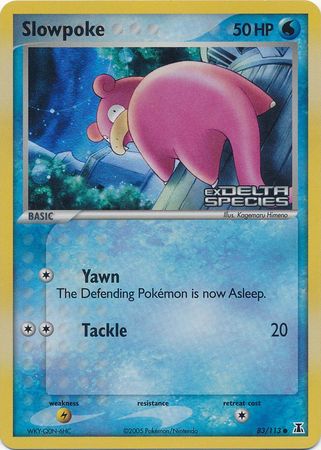 Slowpoke (83/113) (Stamped) [EX: Delta Species] | Eastridge Sports Cards & Games