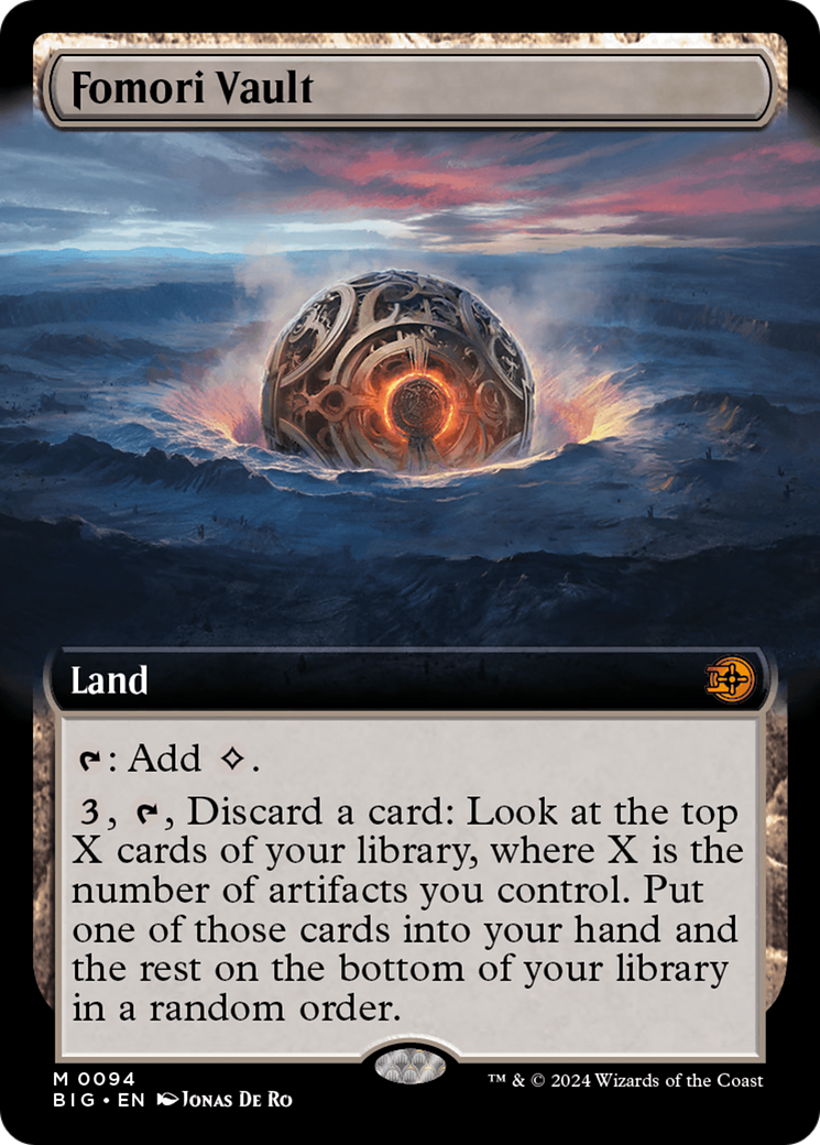 Fomori Vault (Extended Art) [Outlaws of Thunder Junction: The Big Score] | Eastridge Sports Cards & Games