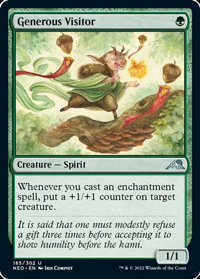 Generous Visitor [Kamigawa: Neon Dynasty] | Eastridge Sports Cards & Games