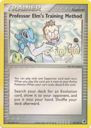 Professor Elms Training Method (79/101) (2006 2007) [Professor Program Promos] | Eastridge Sports Cards & Games