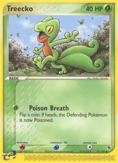 Treecko (75/109) [EX: Ruby & Sapphire] | Eastridge Sports Cards & Games