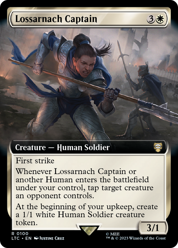 Lossarnach Captain (Extended Art) [The Lord of the Rings: Tales of Middle-Earth Commander] | Eastridge Sports Cards & Games