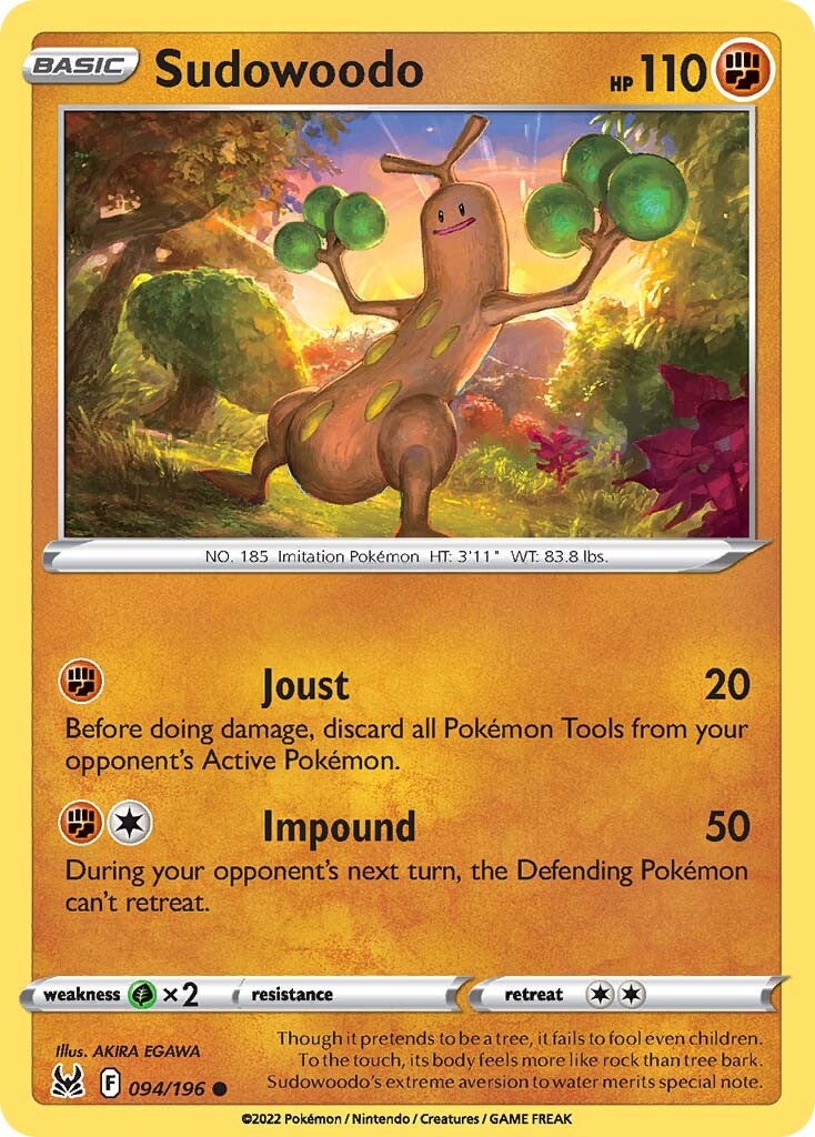 Sudowoodo (094/196) [Sword & Shield: Lost Origin] | Eastridge Sports Cards & Games