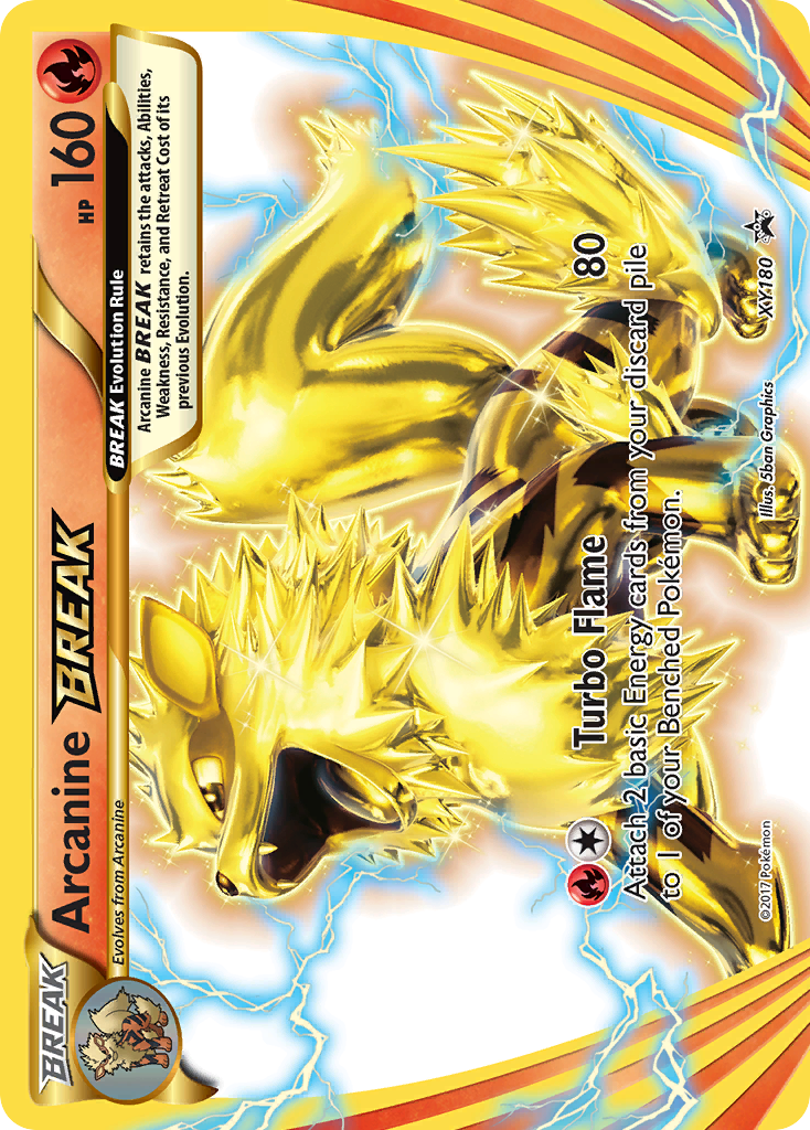 Arcanine BREAK (XY180) [XY: Black Star Promos] | Eastridge Sports Cards & Games