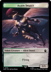 Copy // Alien Insect Double-Sided Token [Doctor Who Tokens] | Eastridge Sports Cards & Games