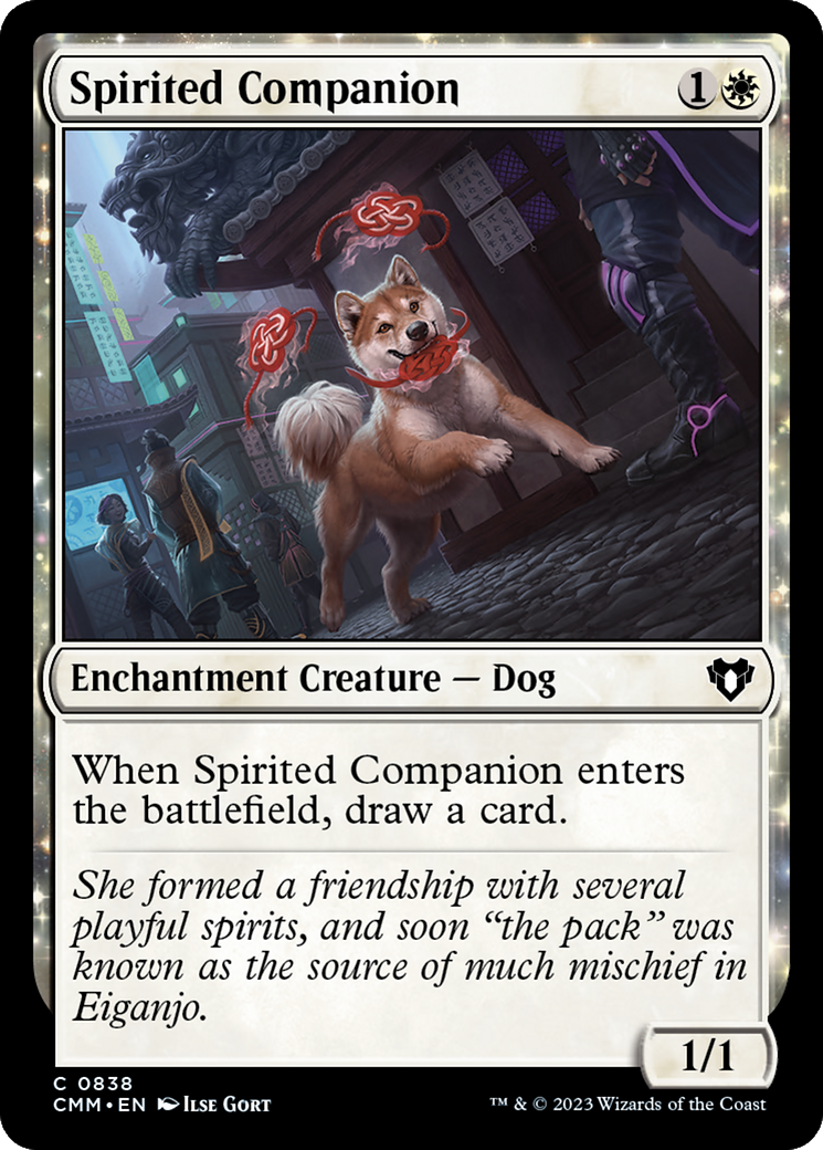 Spirited Companion [Commander Masters] | Eastridge Sports Cards & Games