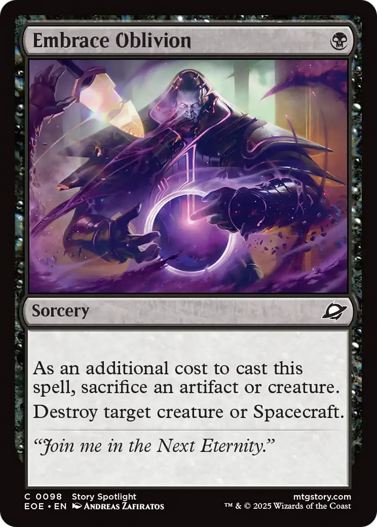 Embrace Oblivion [Edge of Eternities] | Eastridge Sports Cards & Games