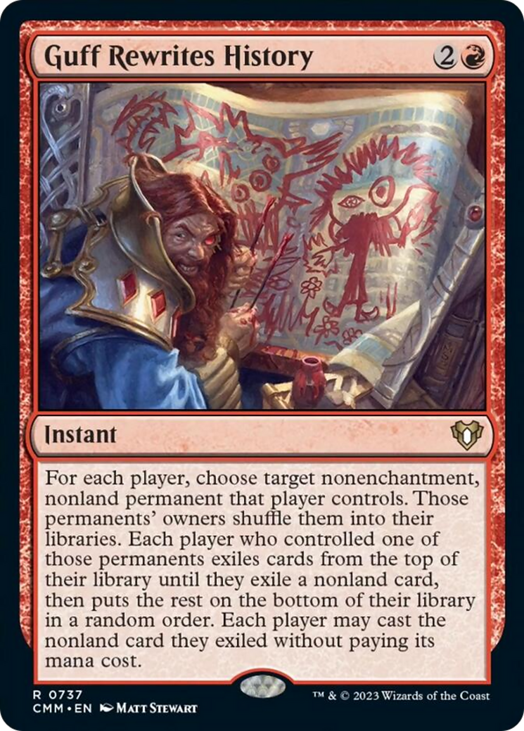 Guff Rewrites History [Commander Masters] | Eastridge Sports Cards & Games