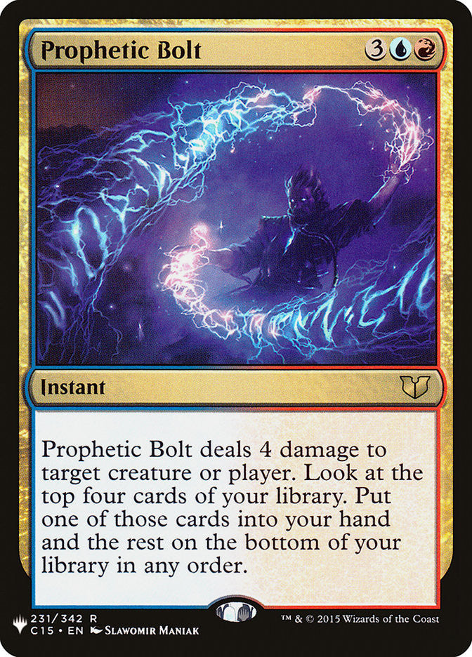 Prophetic Bolt [Mystery Booster] | Eastridge Sports Cards & Games