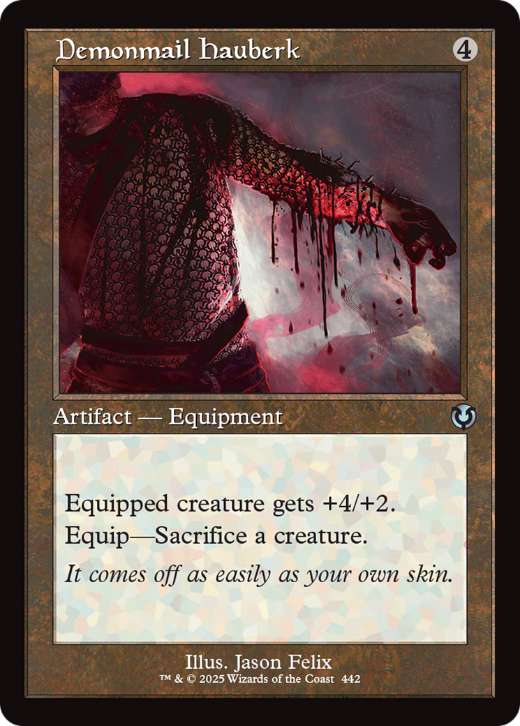 Demonmail Hauberk (Retro Frame) [Innistrad Remastered] | Eastridge Sports Cards & Games