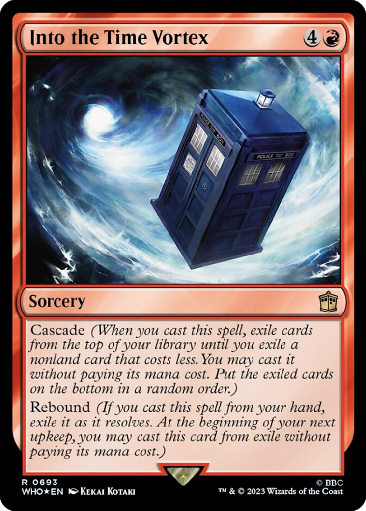 Into the Time Vortex (Surge Foil) [Doctor Who] | Eastridge Sports Cards & Games