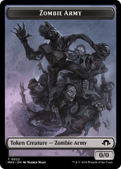 Eldrazi Spawn // Zombie Army Double-Sided Token [Modern Horizons 3 Tokens] | Eastridge Sports Cards & Games