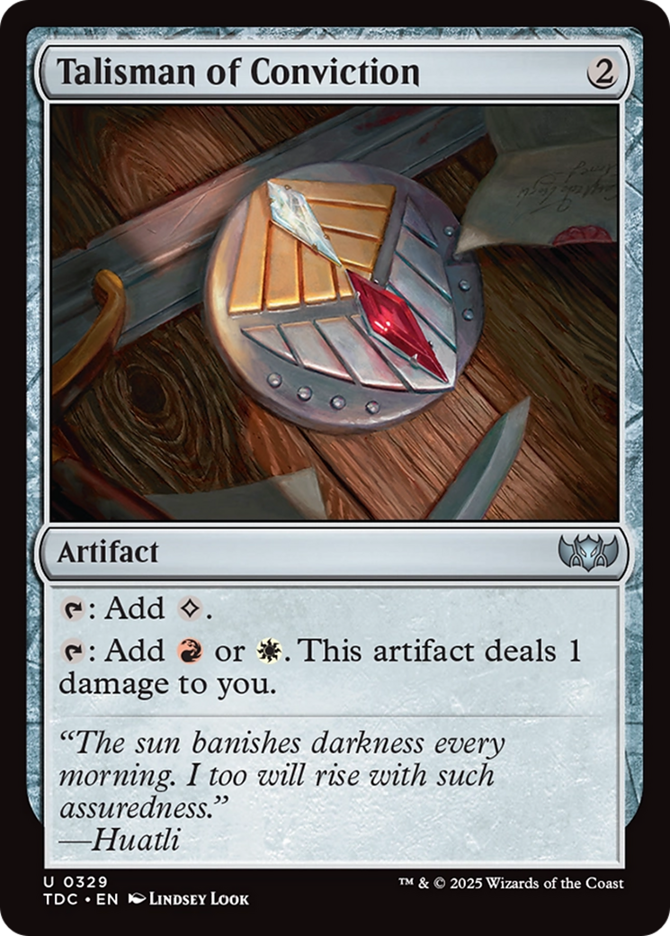 Talisman of Conviction [Tarkir: Dragonstorm Commander] | Eastridge Sports Cards & Games