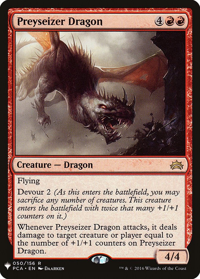 Preyseizer Dragon [The List] | Eastridge Sports Cards & Games
