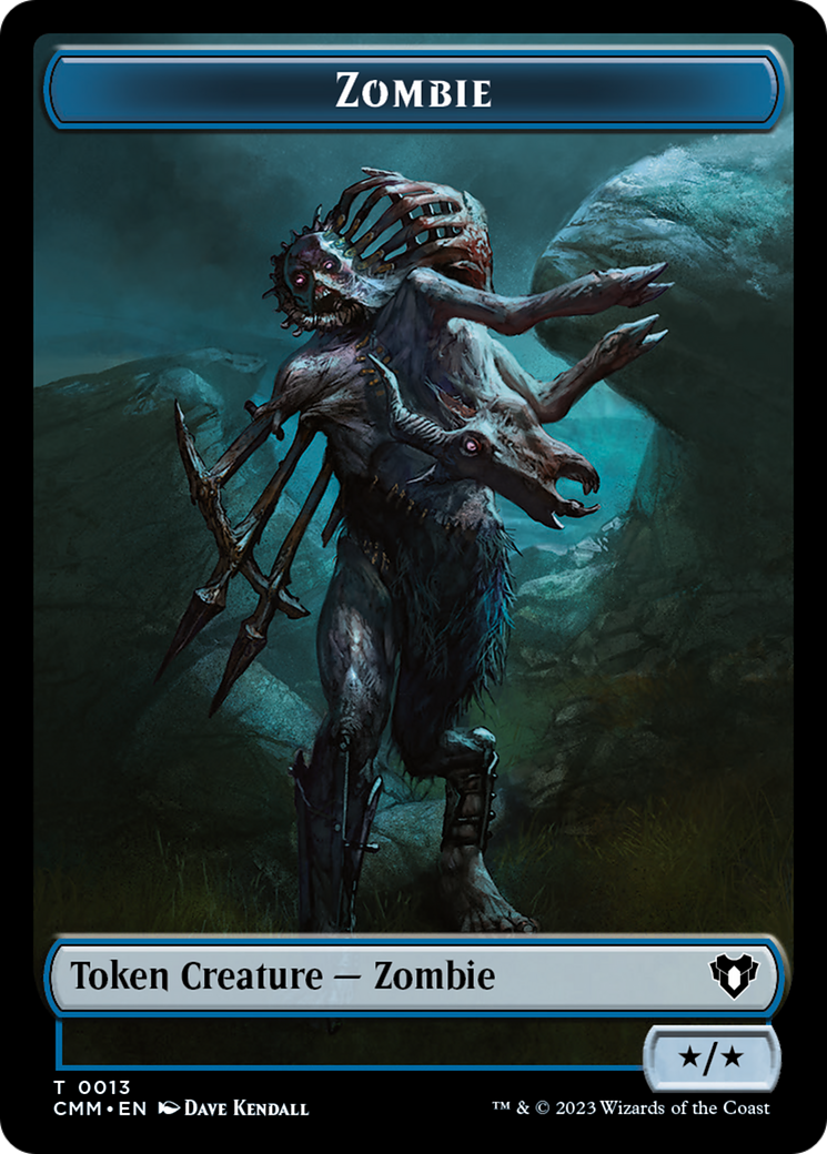 Zombie Token (13) [Commander Masters Tokens] | Eastridge Sports Cards & Games