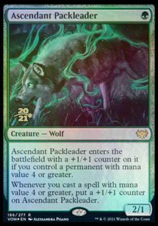 Ascendant Packleader [Innistrad: Crimson Vow Prerelease Promos] | Eastridge Sports Cards & Games