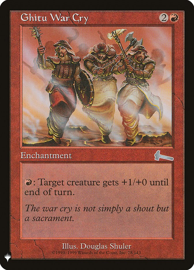 Ghitu War Cry [Mystery Booster] | Eastridge Sports Cards & Games