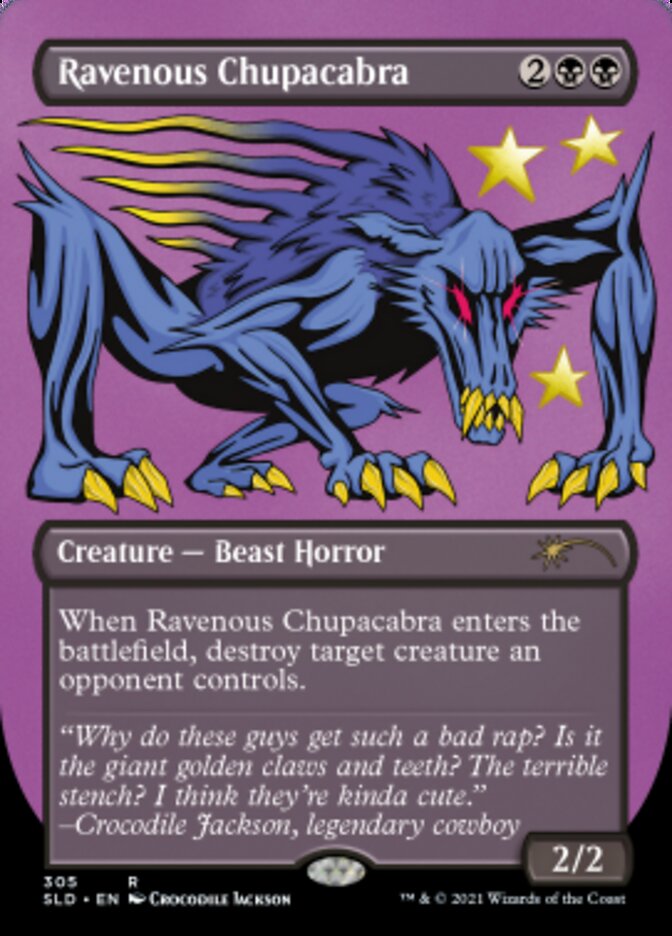 Ravenous Chupacabra (Borderless) (Foil Etched) [Secret Lair Drop Series] | Eastridge Sports Cards & Games