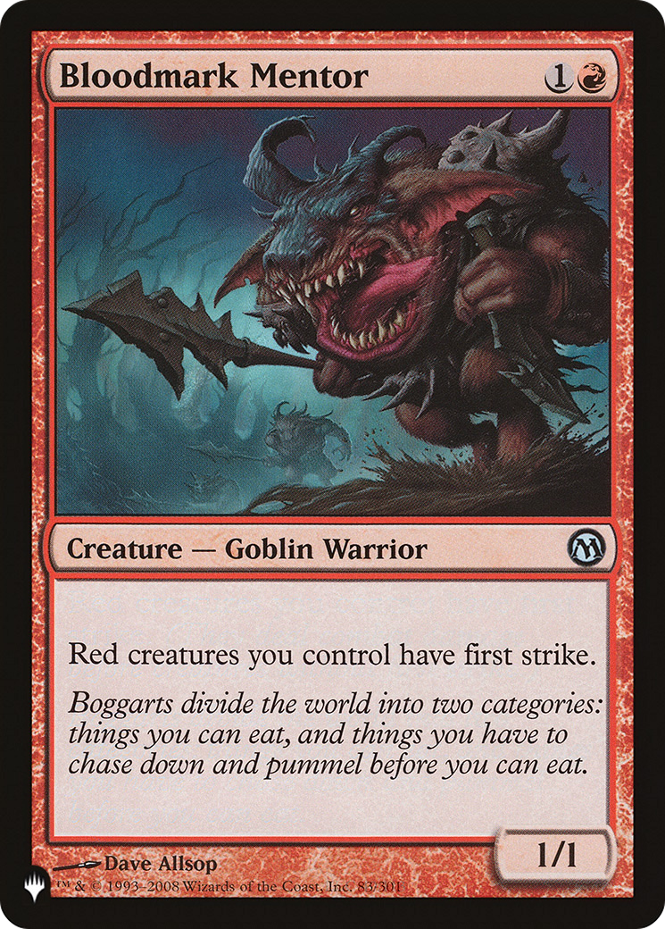 Bloodmark Mentor [The List]
