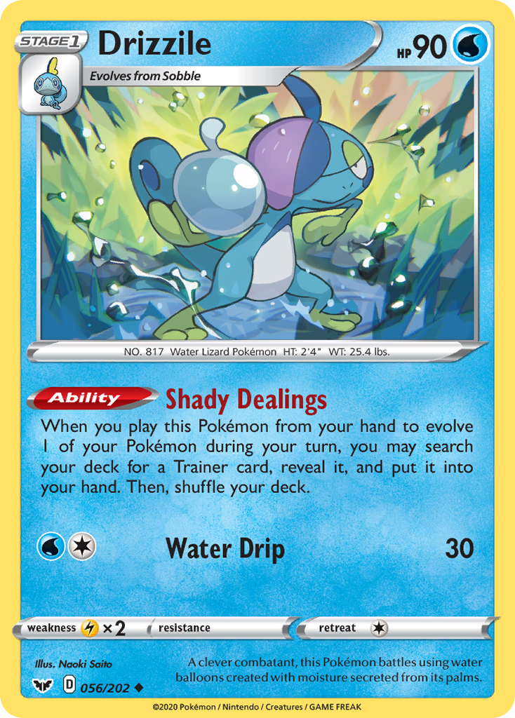 Drizzile (056/202) [Sword & Shield: Base Set] | Eastridge Sports Cards & Games