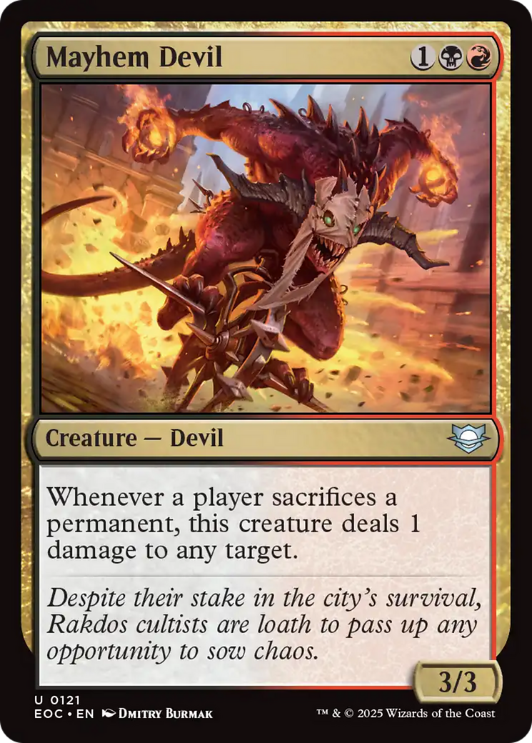 Mayhem Devil [Edge of Eternities Commander] | Eastridge Sports Cards & Games