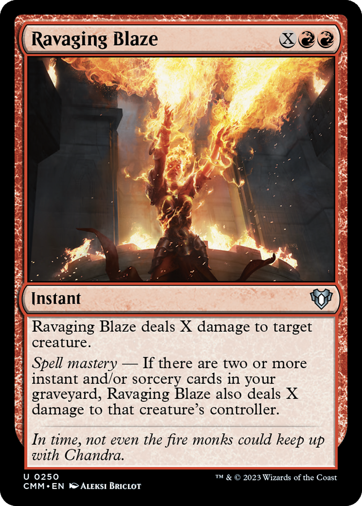 Ravaging Blaze [Commander Masters] | Eastridge Sports Cards & Games