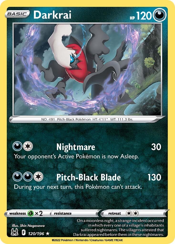 Darkrai (120/196) [Sword & Shield: Lost Origin] | Eastridge Sports Cards & Games