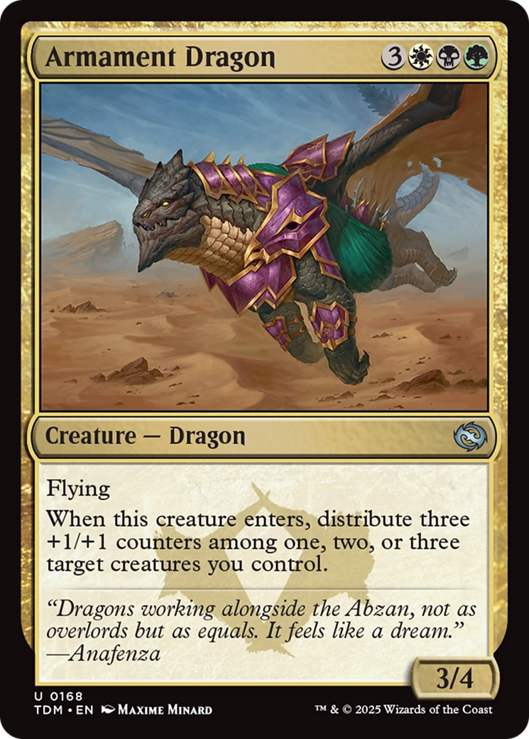 Armament Dragon [Tarkir: Dragonstorm] | Eastridge Sports Cards & Games