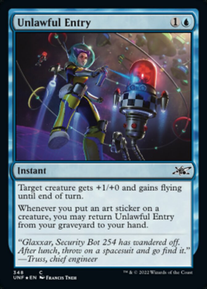 Unlawful Entry (Galaxy Foil) [Unfinity] | Eastridge Sports Cards & Games