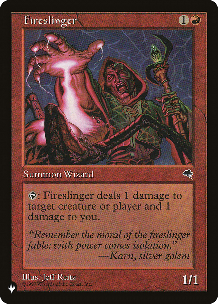 Fireslinger [The List] | Eastridge Sports Cards & Games