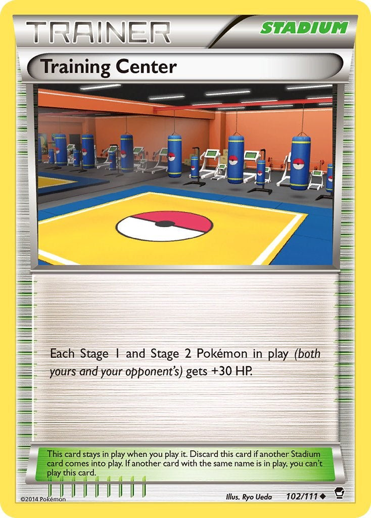 Training Center (102/111) [XY: Furious Fists] | Eastridge Sports Cards & Games