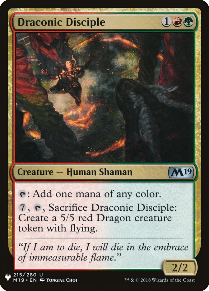 Draconic Disciple [Mystery Booster] | Eastridge Sports Cards & Games