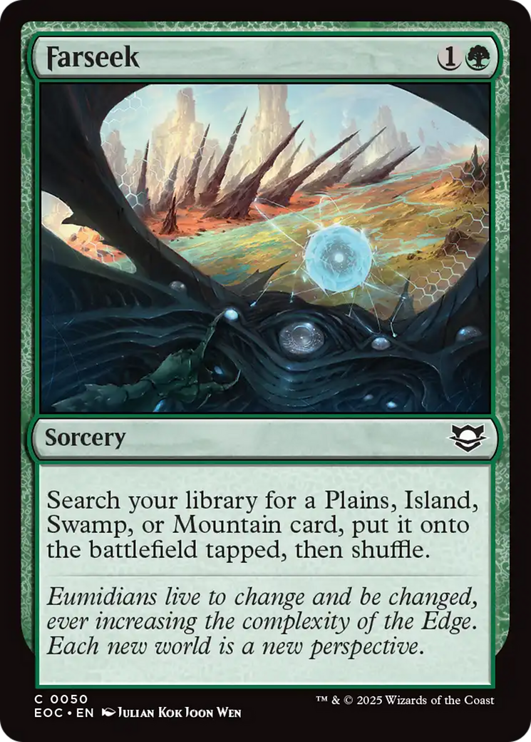 Farseek [Edge of Eternities Commander] | Eastridge Sports Cards & Games