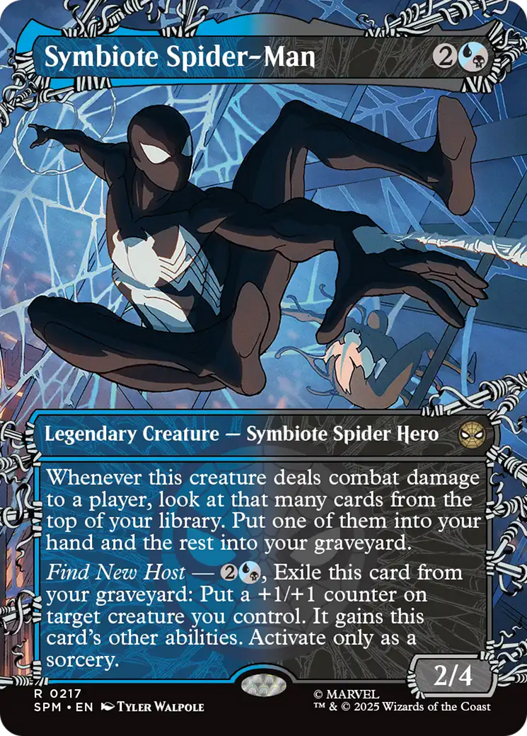 Symbiote Spider-Man (Borderless) [Marvel's Spider-Man] | Eastridge Sports Cards & Games