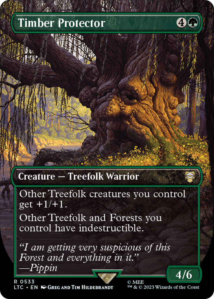 Timber Protector (Borderless) [The Lord of the Rings: Tales of Middle-Earth Commander] | Eastridge Sports Cards & Games