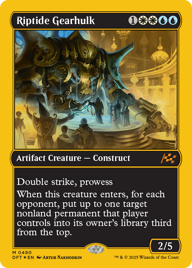 Riptide Gearhulk (First-Place Foil) [Aetherdrift] | Eastridge Sports Cards & Games