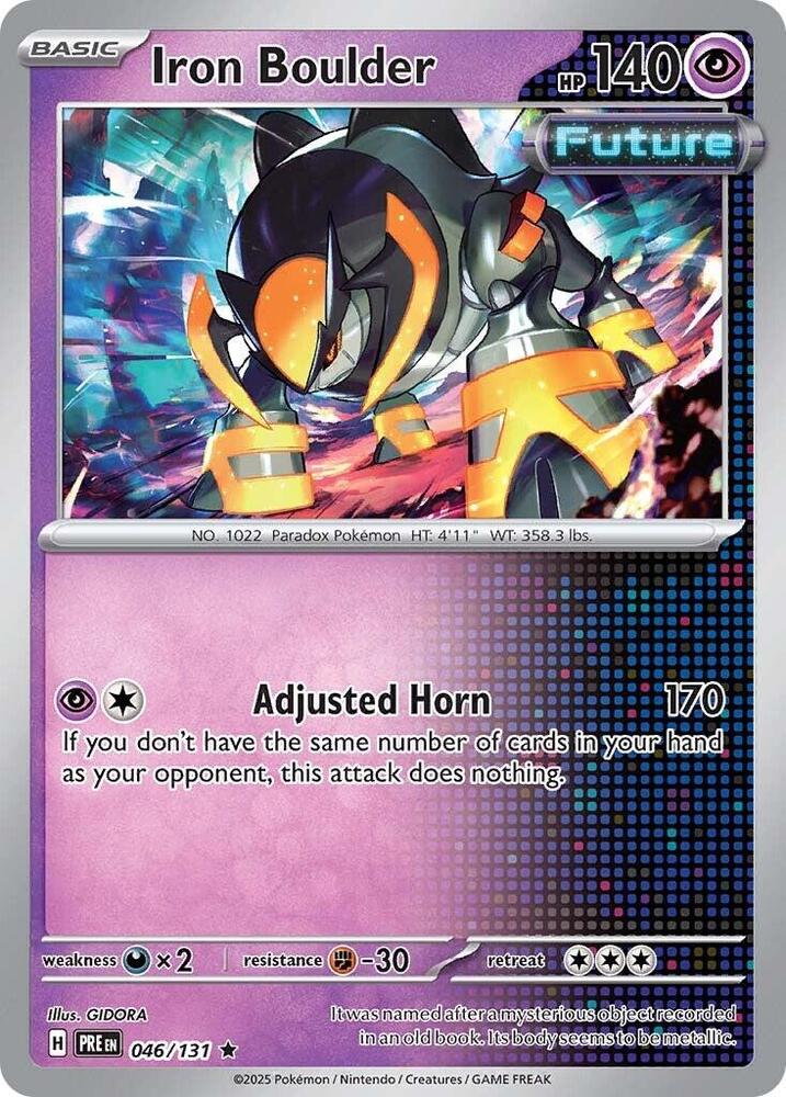 Iron Boulder (046/131) [Scarlet & Violet: Prismatic Evolutions] | Eastridge Sports Cards & Games