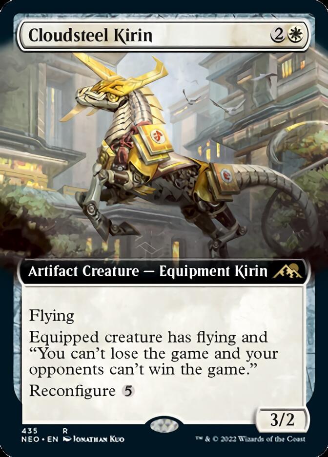 Cloudsteel Kirin (Extended Art) [Kamigawa: Neon Dynasty] | Eastridge Sports Cards & Games