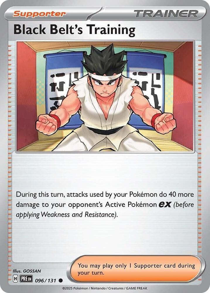 Black Belt's Training (096/131) [Scarlet & Violet: Prismatic Evolutions] | Eastridge Sports Cards & Games